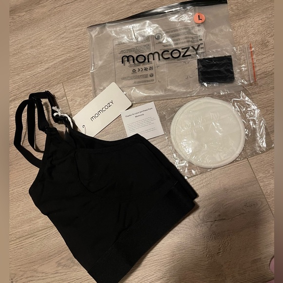 Momcozy Maternity Pumping and Breastfeeding Bra (SIZE L) Black New with Tags - Picture 5 of 12